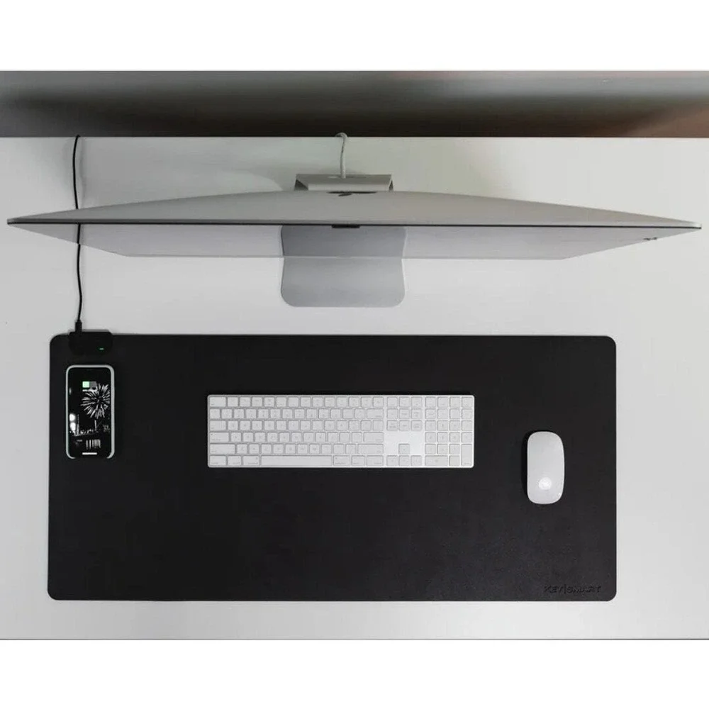 TaskPadBuilt-In Wireless Charger‎ | water-resistant desk mat